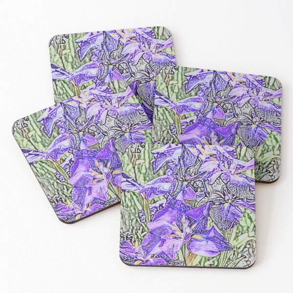 Item preview, Purple Irises, Creative designed and sold by sarahfmorris.