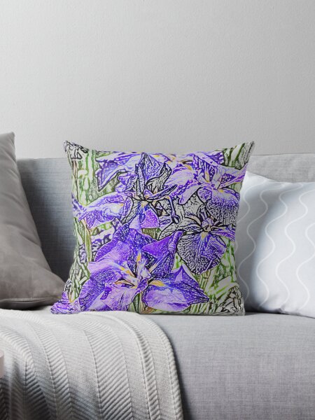 Item preview, Purple Irises, Creative designed and sold by sarahfmorris.