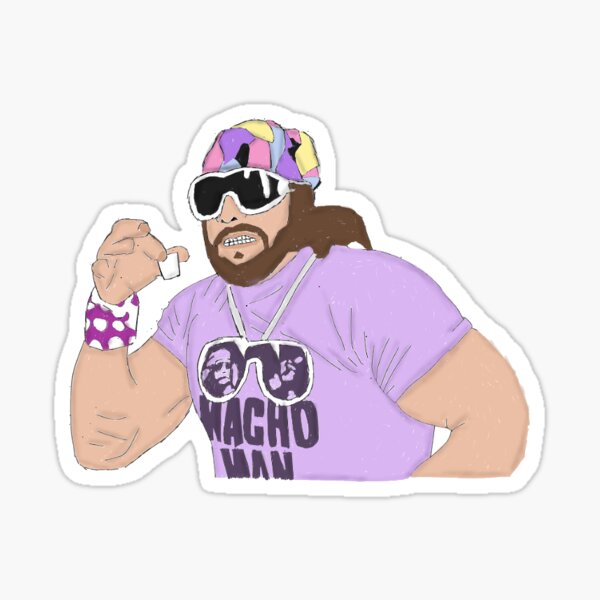 Macho Man Sticker