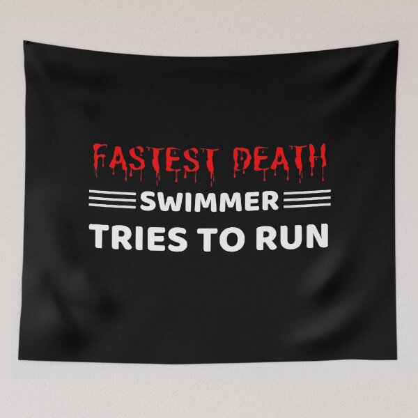 Item preview, Fastest Death - Swimmer Tries To Run - Best Funny Gift | Swimming designed and sold by sviatos.
