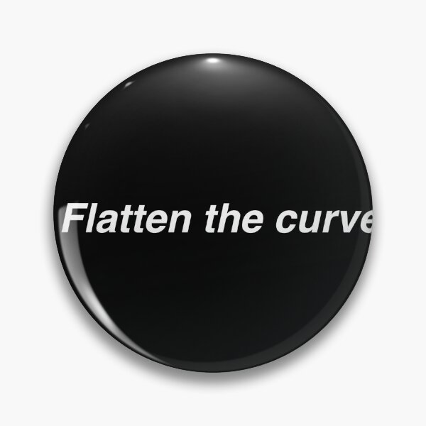 Item preview, Flatten the curve black designed and sold by appexsos.