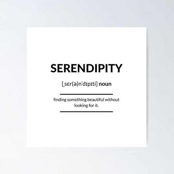 Artikel-Vorschau von Serendipity (Entdeckung) Definition | Dictionary Collection, designt und verkauft von Designschmiede.