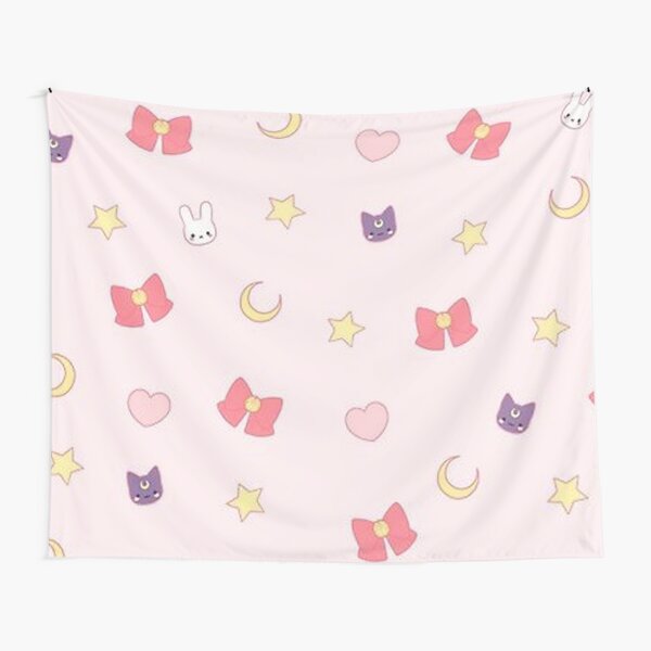 Sailor moon pattern luna Tapestry