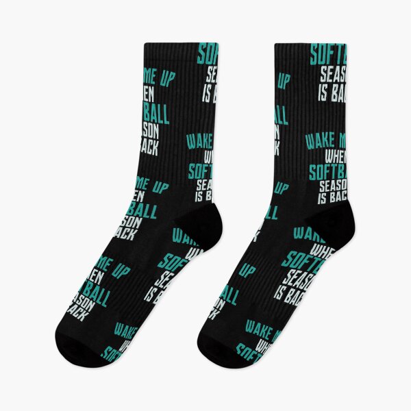 Item preview, Wake Me When Softball Season Is Back designed and sold by Merch By ika.
