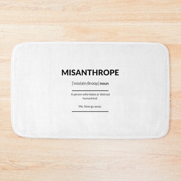 Item preview, Misanthrope Definition | Dictionary Collection designed and sold by Designschmiede.