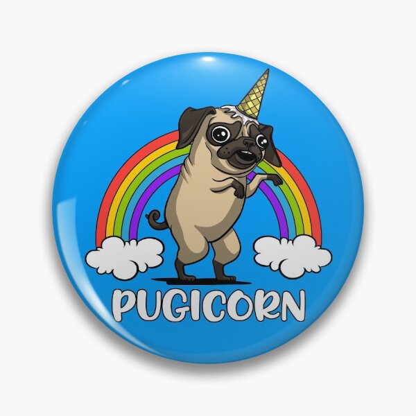 Item preview, Pugicorn Pug Dog  designed and sold by underheaven.