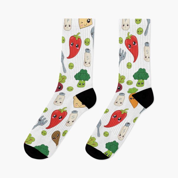 Item preview, Cute Kawaii Food Pattern designed and sold by ValentinaHramov.