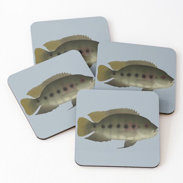 Artikelvorschau, Gefleckte Tilipia entworfen und verkauft von fishfolkart.