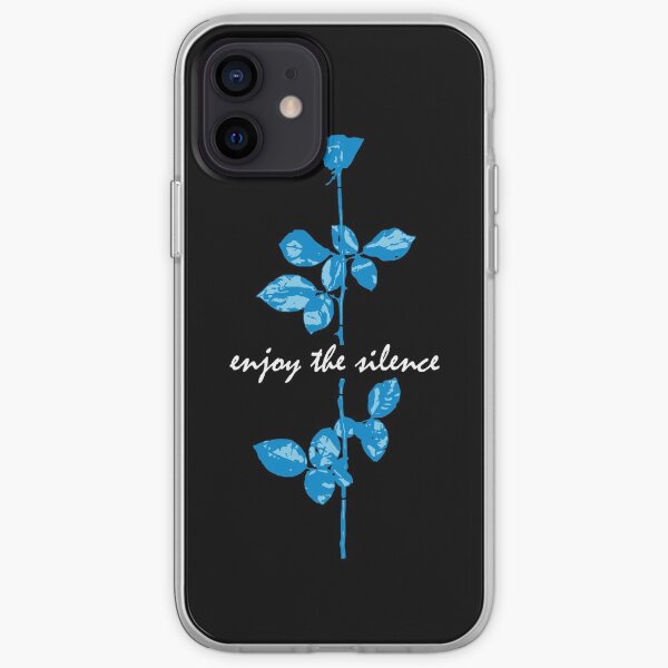 Enjoy The Silence - Blue iPhone Soft Case