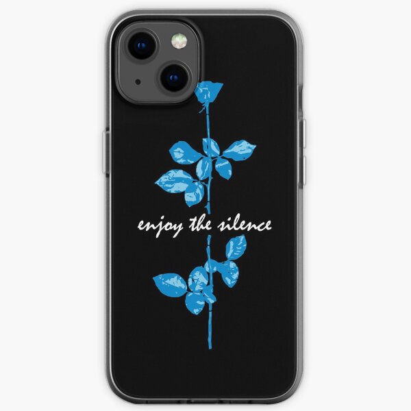 Enjoy The Silence - Blue iPhone Flexible Hülle