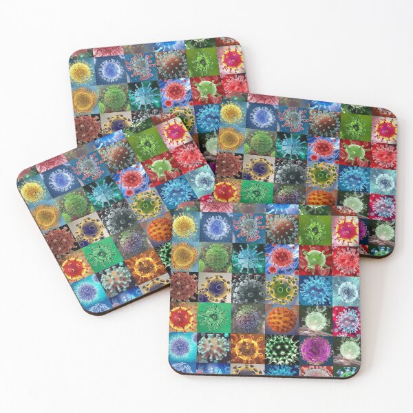 Coronavirus Coasters (Set of 4)