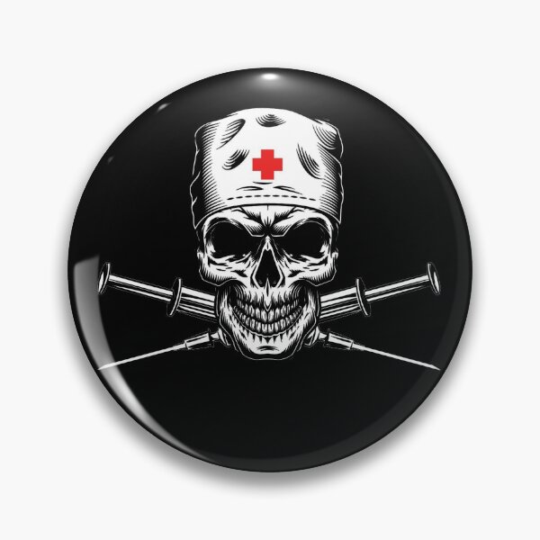 Item preview, Pirate Flag Nurse hat Covid Edition designed and sold by Byfab.