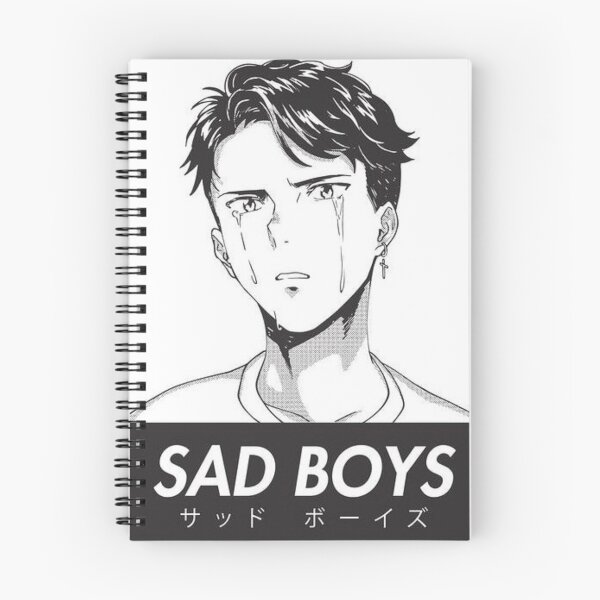 Item preview, Sad Boys - Manga Character designed and sold by Anime Vibes.