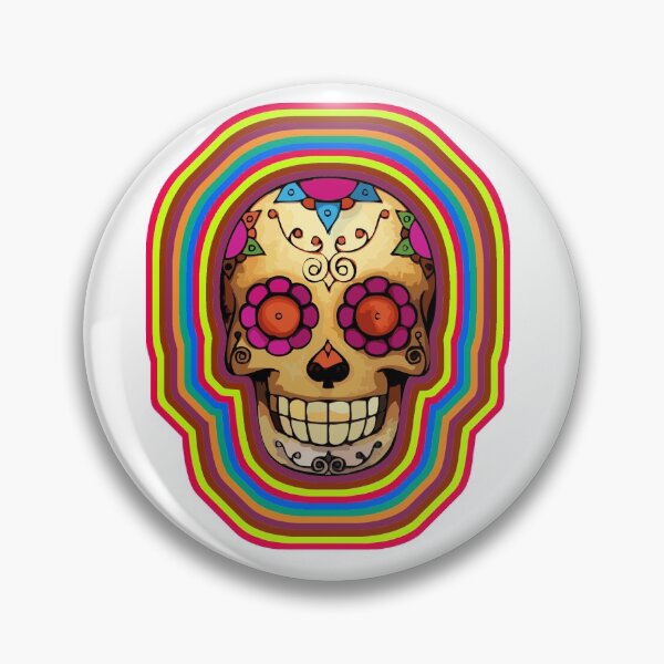 Item preview, Technicolour Skull designed and sold by TeeArt.
