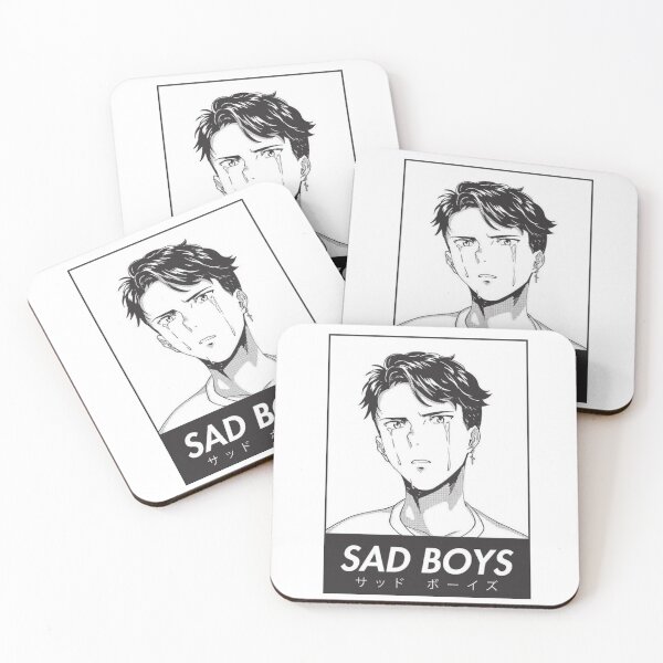 Item preview, Sad Boys - Manga Character designed and sold by Anime Vibes.