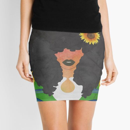 JOY AND SUNFLOWERS Mini Skirt