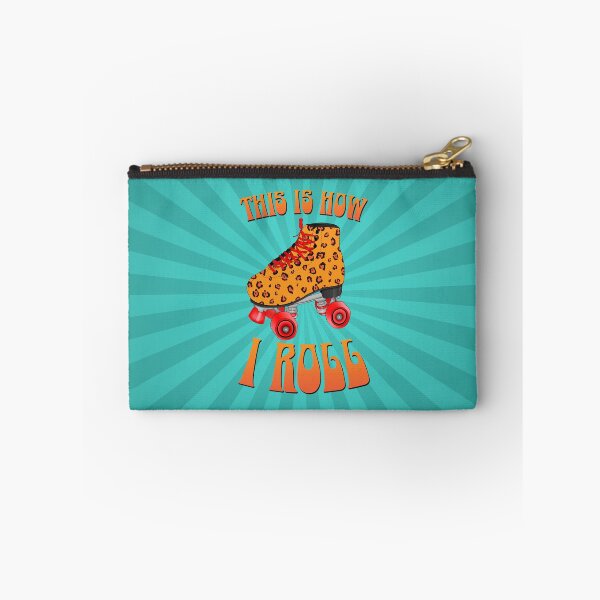 Item preview, This is How I Roll Roller Skate Teal Sunburst designed and sold by grinningskull.