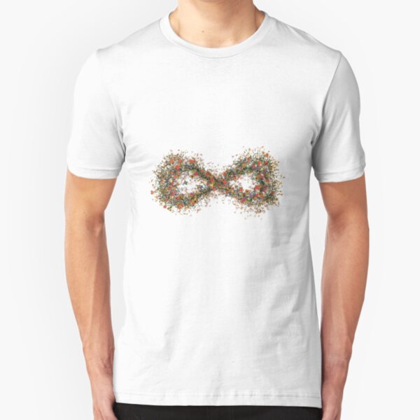 Flower infinity Slim Fit T-Shirt