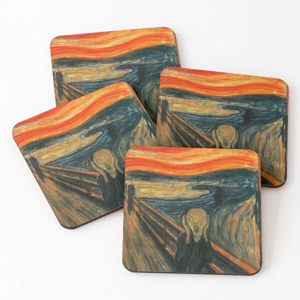 Item preview, The Scream Painting by Edward Munch designed and sold by ihardalov.