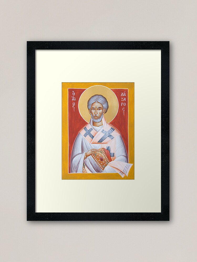 Alternate view of St Lazarus Framed Art Print