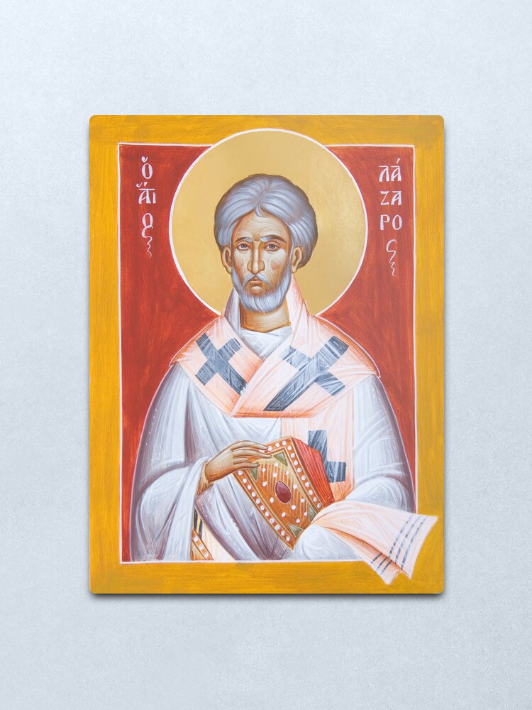 Alternate view of St Lazarus Metal Print