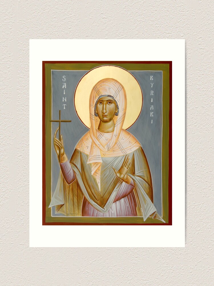 Alternate view of St Kyriaki Art Print