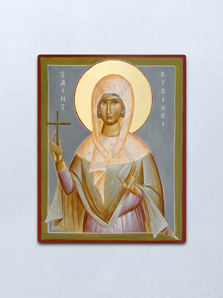 Alternate view of St Kyriaki Metal Print