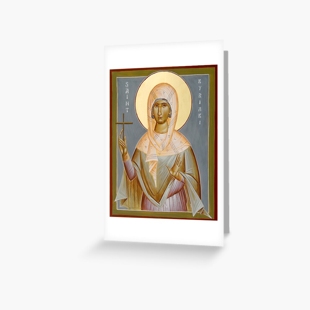 St Kyriaki Greeting Card