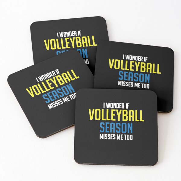 Item preview, I Wonder If Volleyball Season Misses Me Too designed and sold by Merch By ika.
