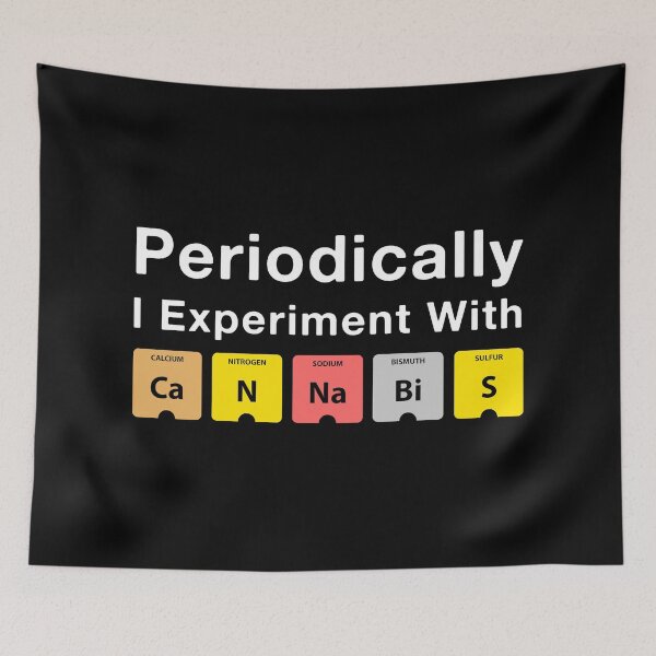 Item preview, Cannabis Weed Chemistry Science Periodic Table Of Elements designed and sold by everyspender.