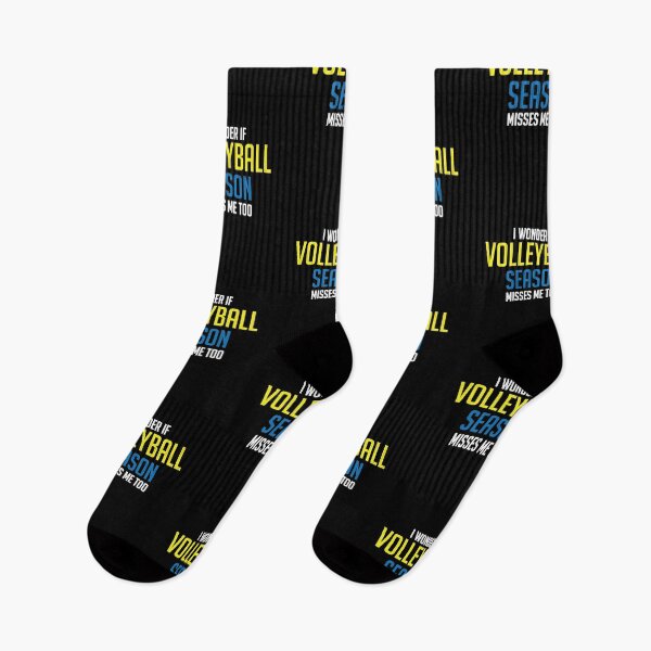 Item preview, I Wonder If Volleyball Season Misses Me Too designed and sold by Merch By ika.