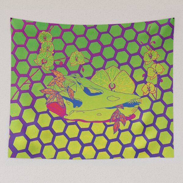 Item preview, Dilophosaurus Neon designed and sold by DaisleDeadPetal.