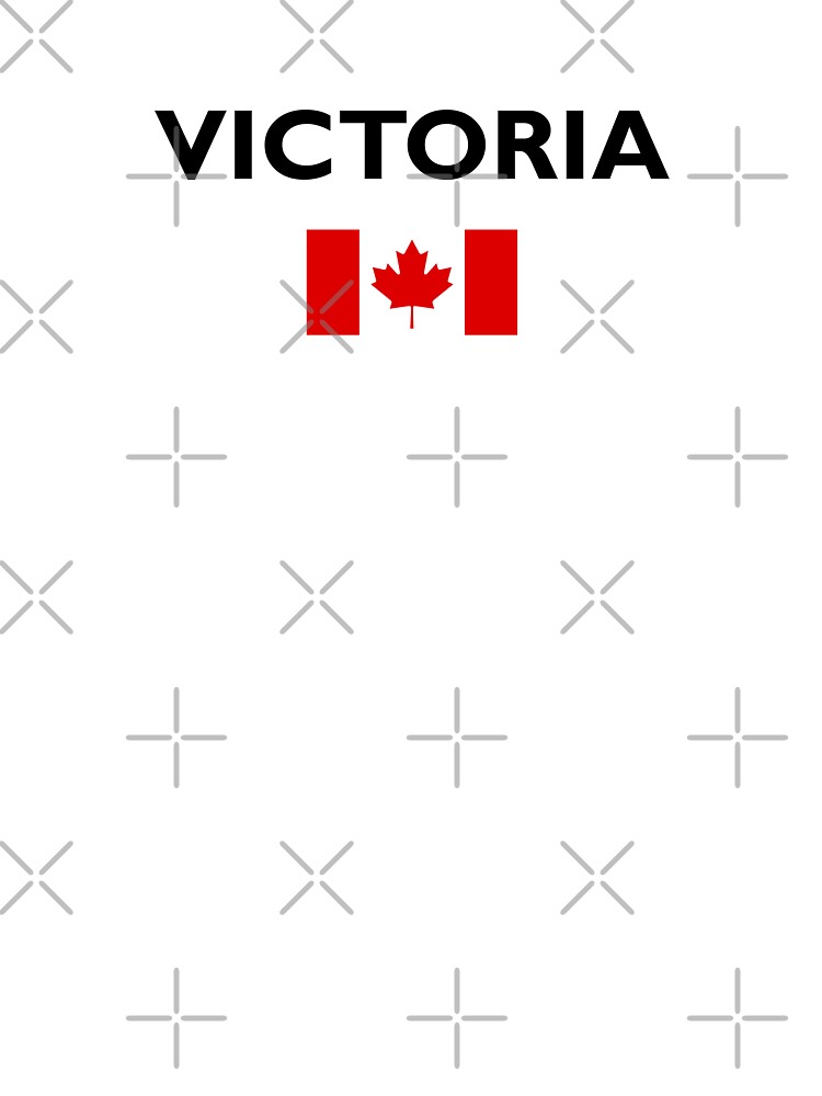 Thumbnail 2 of 2, Kids T-Shirt, Victoria Canada Canadian Flag Light-Color designed and sold by TinyStarCanada.