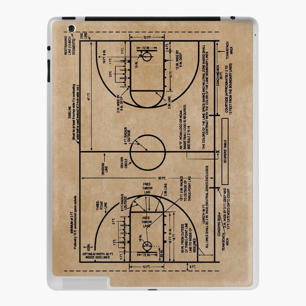 Basketball Court Dimensions & Drawings