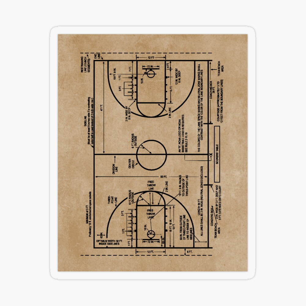 Basketball Dimensions & Drawings