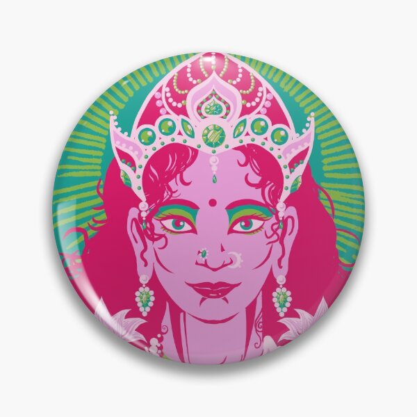 Item preview, Laxmi in pink and green designed and sold by Pangaea Starseed.