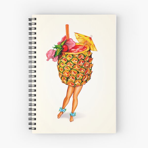 Item preview, Tiki Cocktail Pin-Up - Pineapple designed and sold by Kelly  Gilleran.