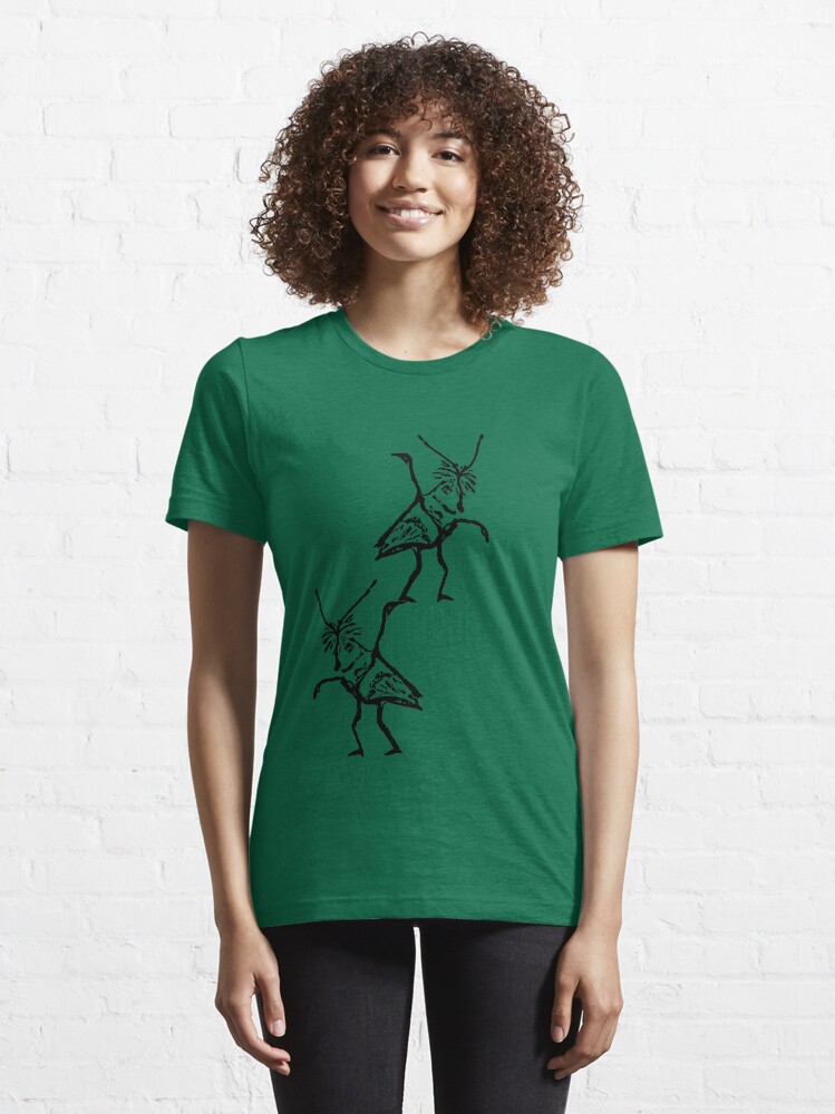 Alternate view of balancing crickets Essential T-Shirt