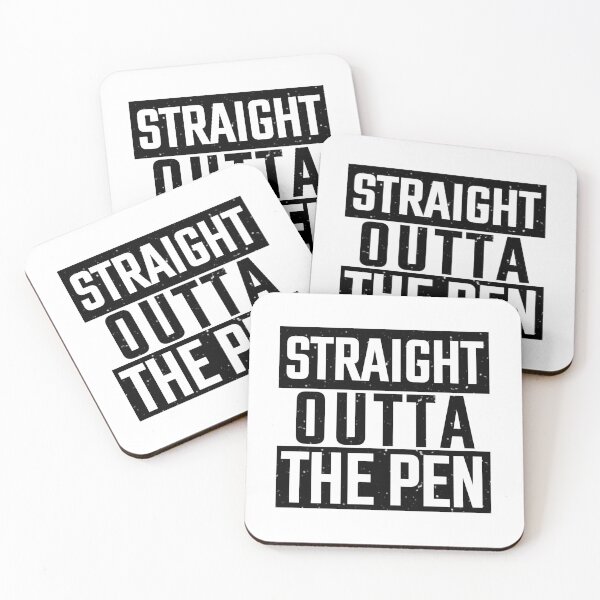 Item preview, Straight Outta the Pen designed and sold by friendlyspoon.