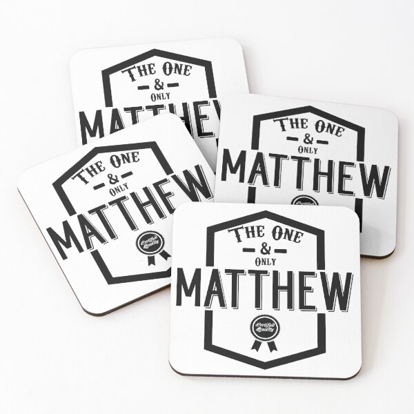 Item preview, Matthew, the one and only. Quality Certified  designed and sold by rodmendonca.