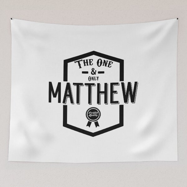 Item preview, Matthew, the one and only. Quality Certified  designed and sold by rodmendonca.