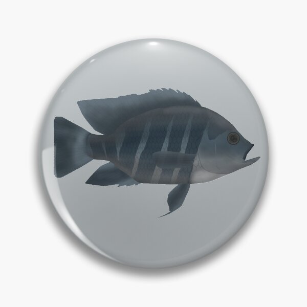 Item preview, Zebra Tilapia designed and sold by fishfolkart.