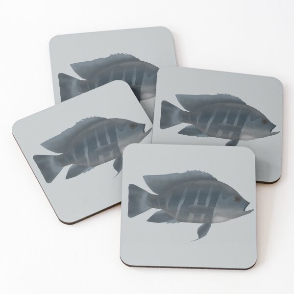 Item preview, Zebra Tilapia designed and sold by fishfolkart.