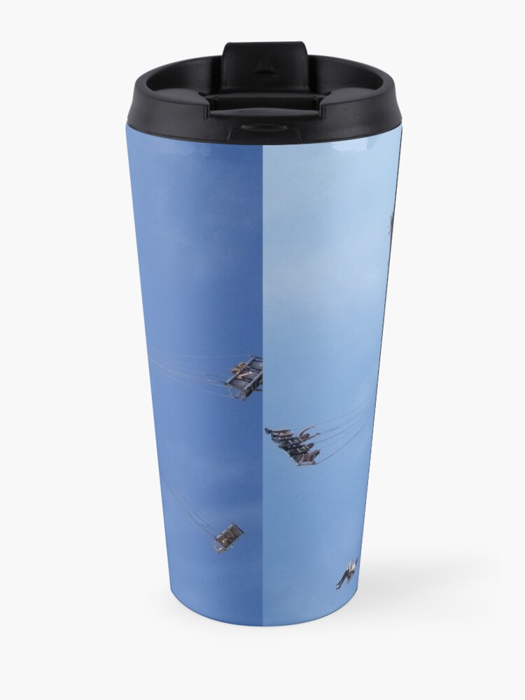 Thumbnail 4 of 5, Travel Coffee Mug, Flying High at the Fair designed and sold by Heather Gaffney.