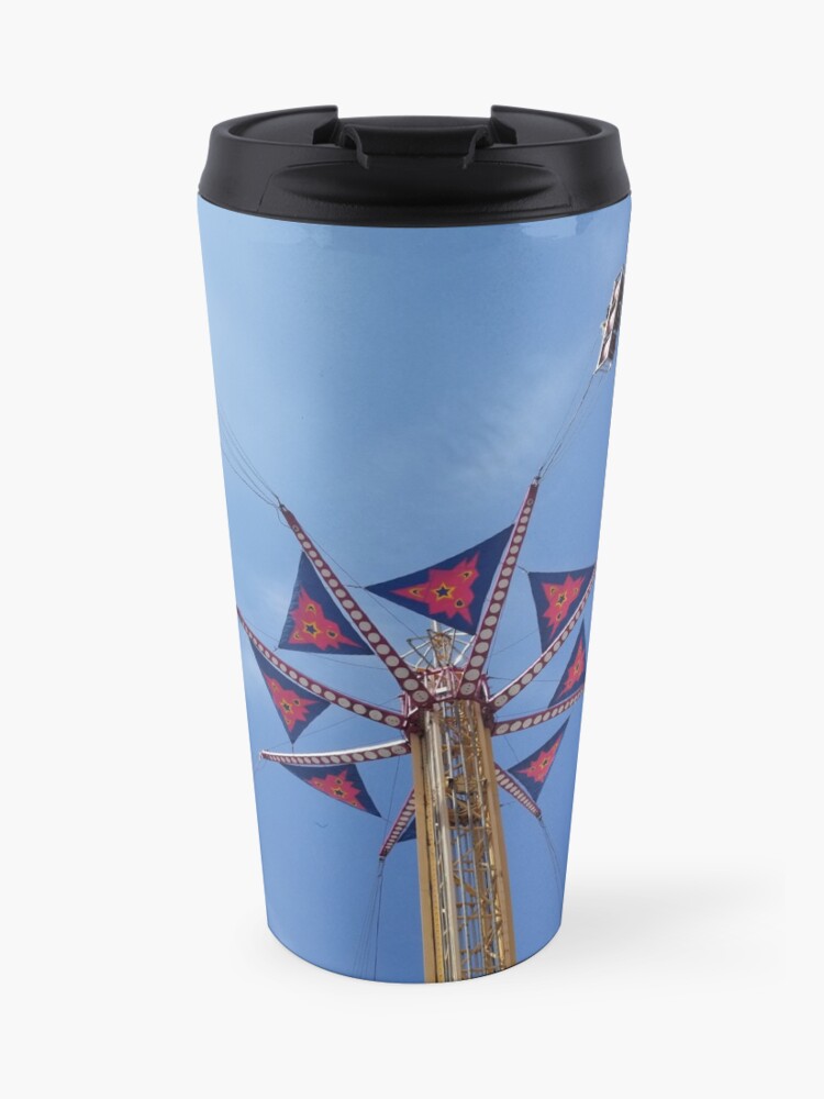 Thumbnail 1 of 5, Travel Coffee Mug, Flying High at the Fair designed and sold by Heather Gaffney.