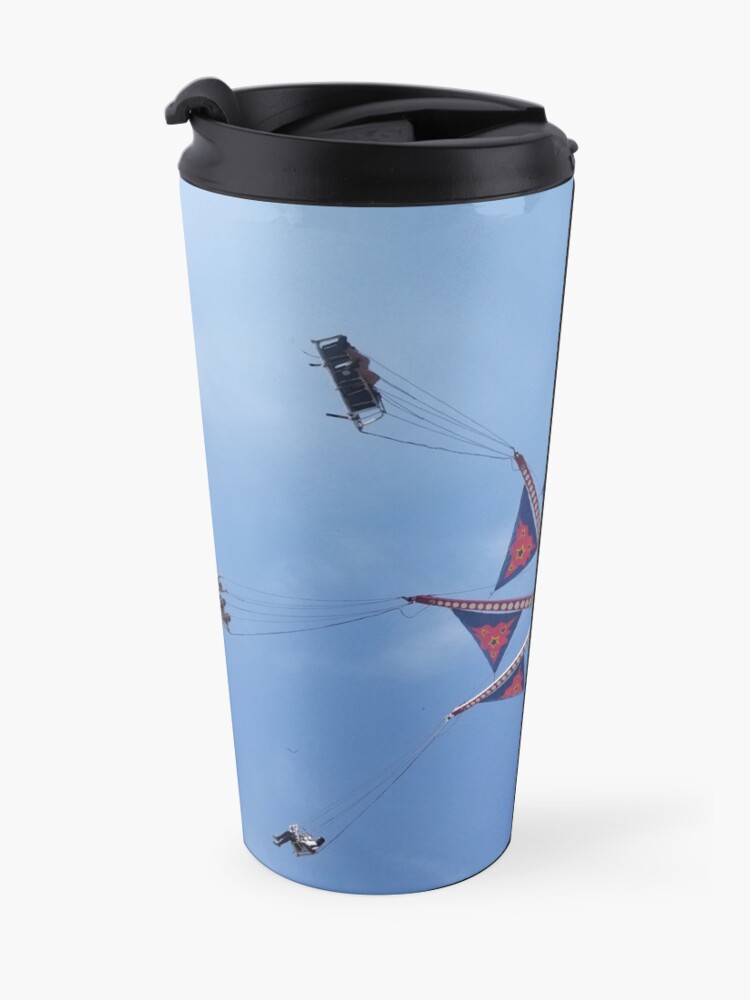 Thumbnail 3 of 5, Travel Coffee Mug, Flying High at the Fair designed and sold by Heather Gaffney.