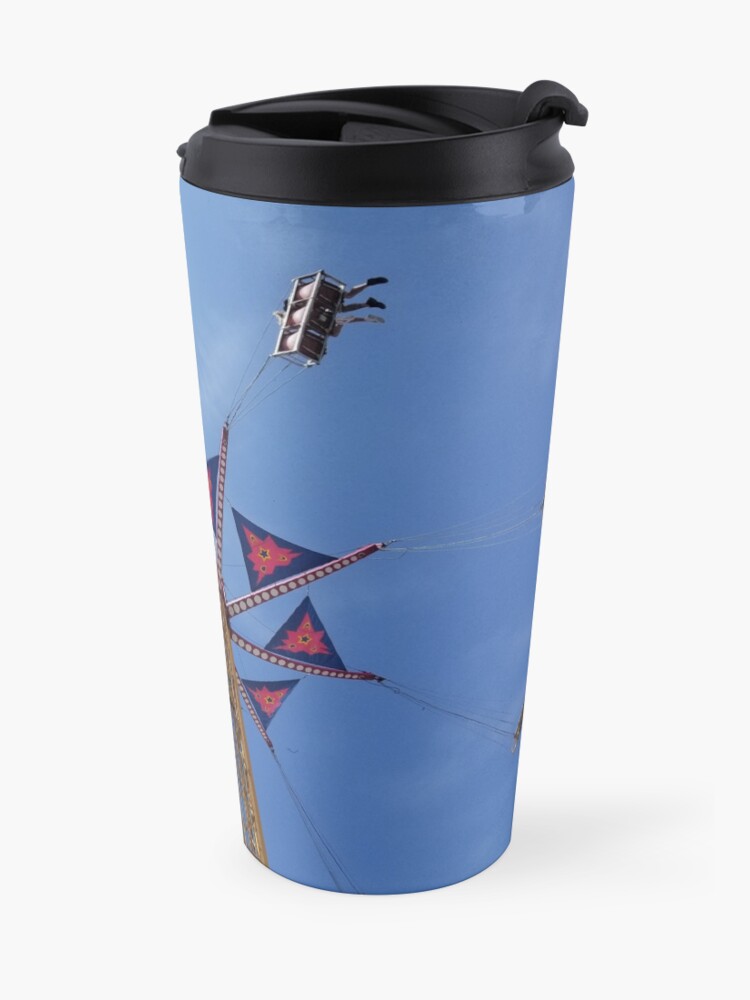 Thumbnail 2 of 5, Travel Coffee Mug, Flying High at the Fair designed and sold by Heather Gaffney.