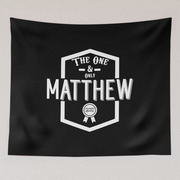 Item preview, Matthew, the one and only. Quality Certified  designed and sold by rodmendonca.