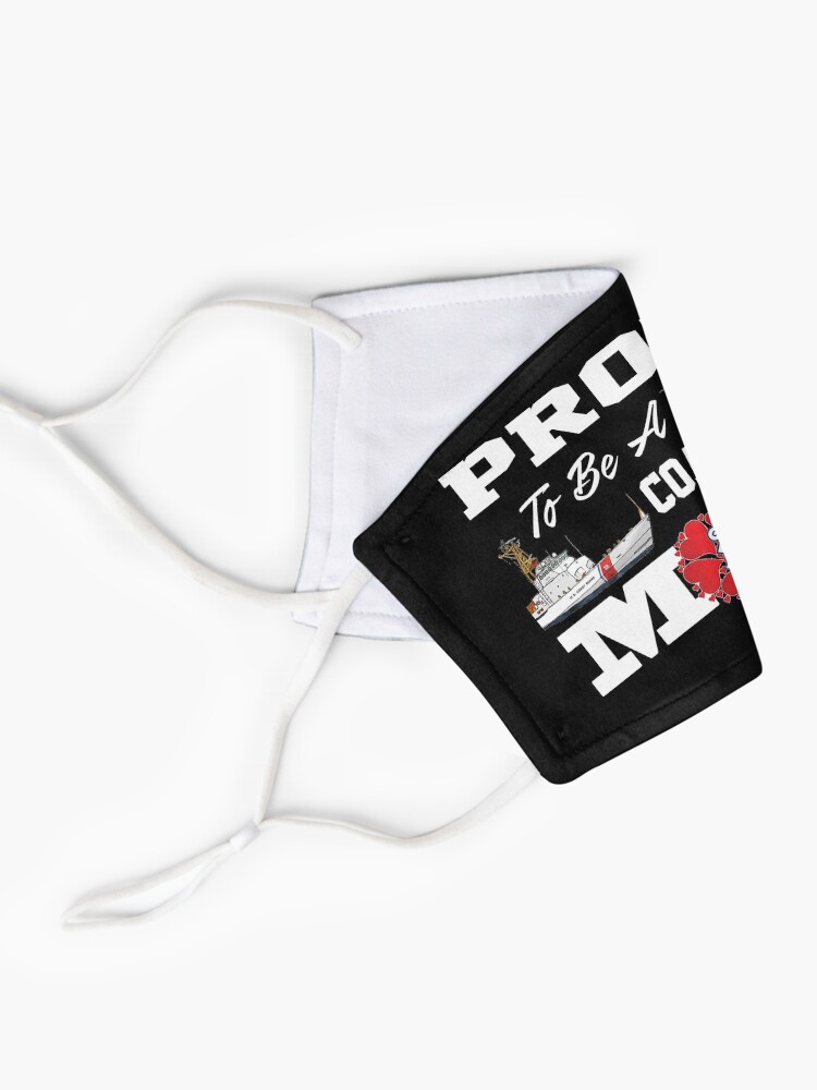 Alternate view of Proud To Be A Coast Guard Mom Mask