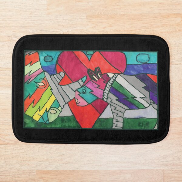 Item preview, Rhinos in Love by Ocean designed and sold by Crayons Markers and Paint.